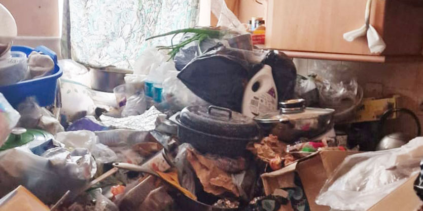 How to clean a hoarder's house
